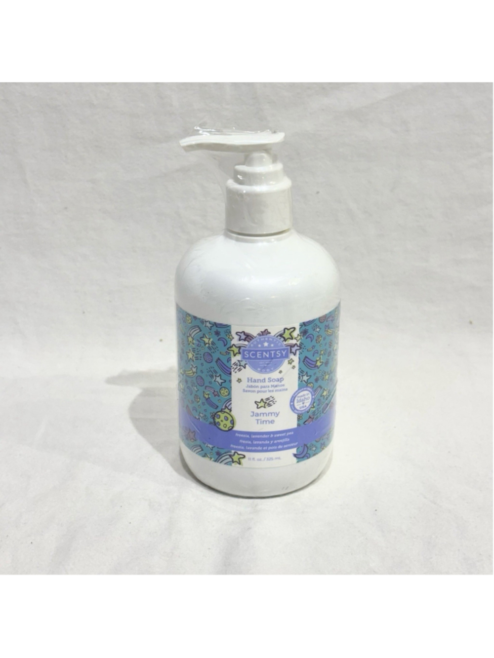 Scentsy Jammy Time Hand Soap 11 Fl Oz Pump Bottle Freesia, Lavender & Sweet Pea